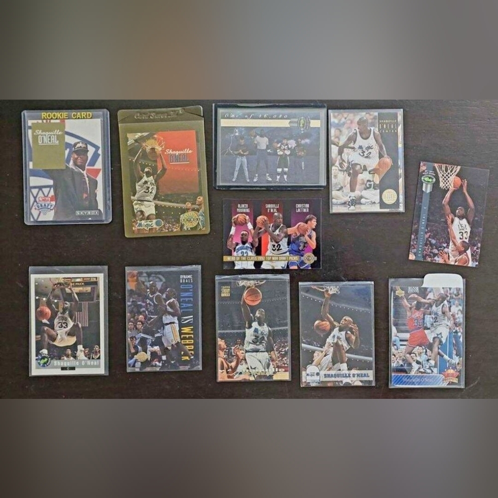 Shaquille Oneal Rookie Card Lot